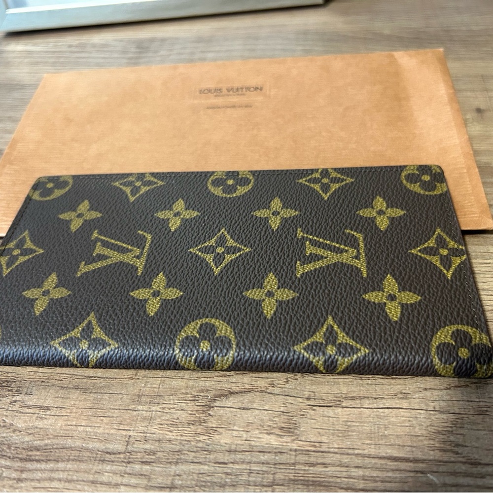 Louis Vuitton Brown Monogram Wallet Authentic